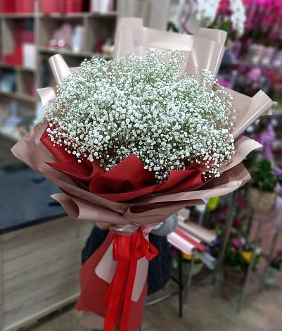 Букет цветов из: Гипсофила в Акбулаке