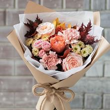 Букет цветов из:  Гвоздики, Хризантемы и Розы #REPLACE_PRED# Акбулаке